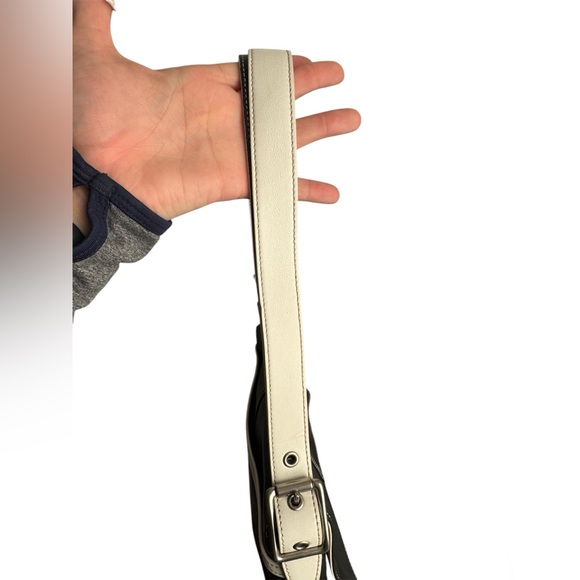 Coach Blue and White Leather Handbag with Coinpurse - Picture 12 of 16